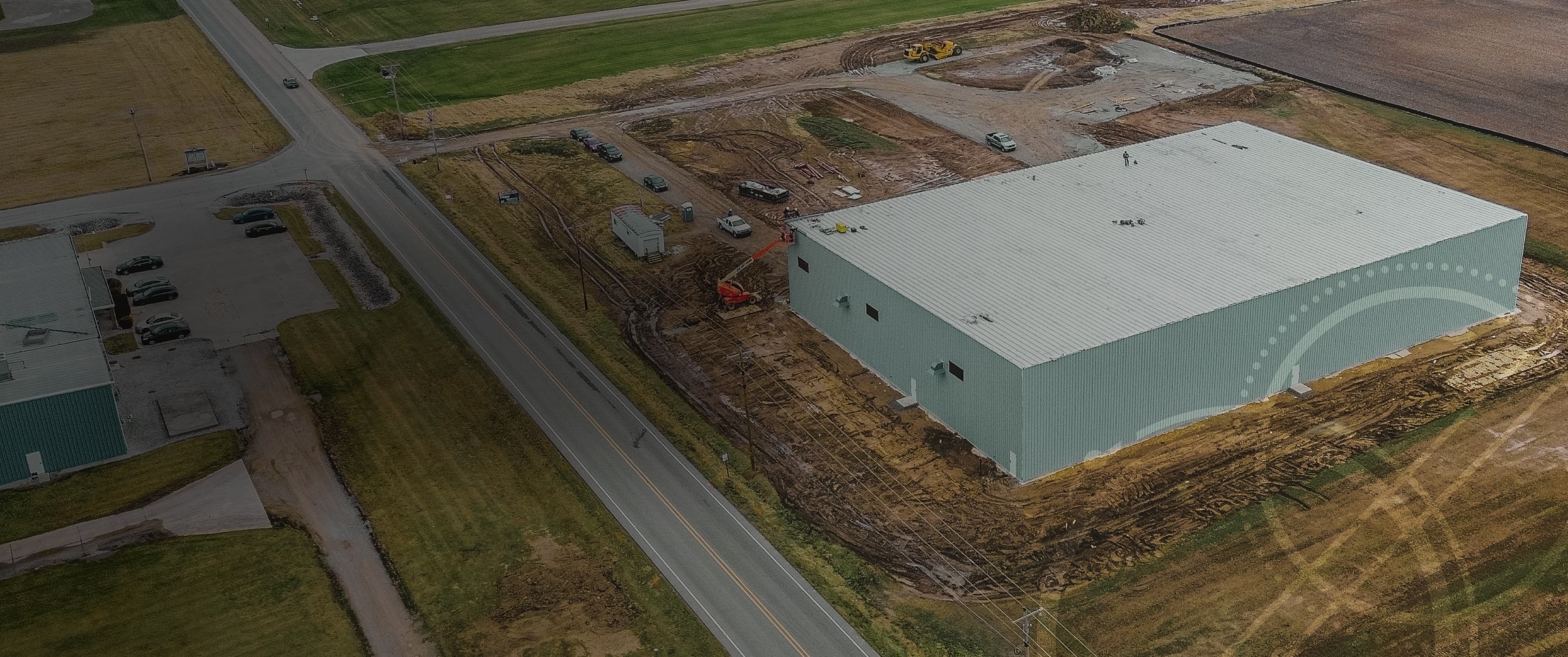 Commercial Real-Estate Development with Logan Properties. Industrial property created with Logan Properties in Ossian, Indiana.